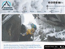 Tablet Screenshot of mountaincircles.com